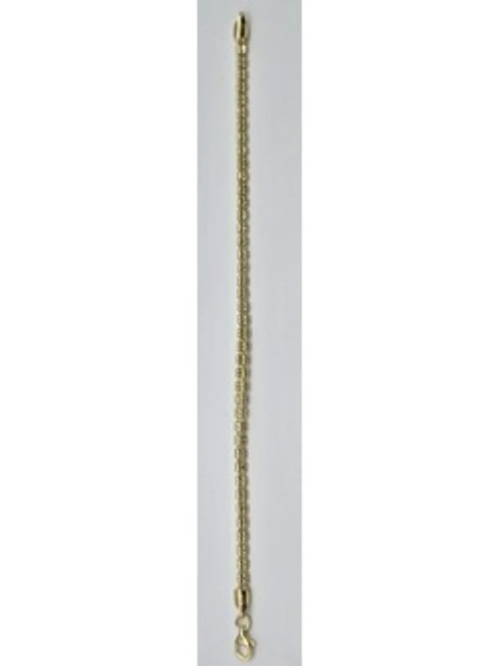 New Solid 925 Silver 14k Gold Over Ice Barrel Bracelet, Diamond-Cut 3.5mm, ITALY